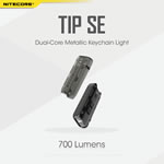 TIP-SE Dual LED Metallic Keychain Light