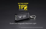 TIP2 LED Rechargeable Keychain Flashlight